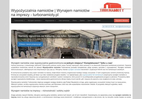 Wypożyczalnia Eventowa Turbonamioty Jakub Jankowski