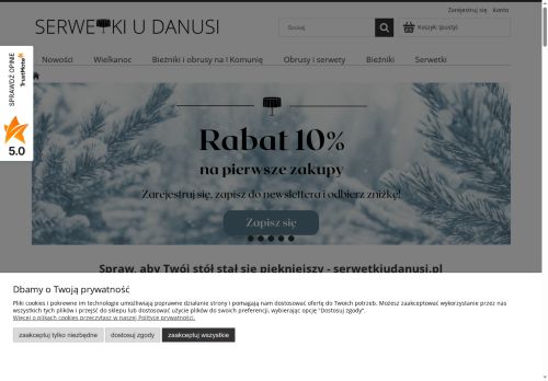 Serwetki u Danusi Adrianna Andrzejewska